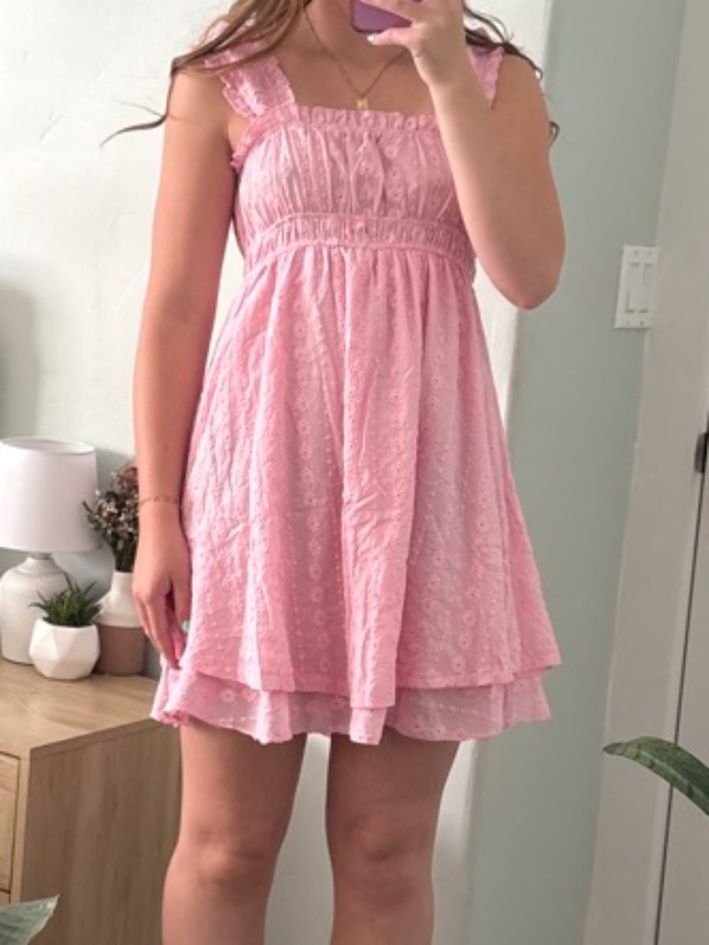 Pink dress